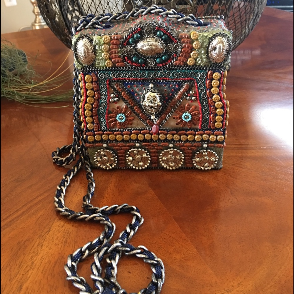 Mary Frances NWOT beaded purse
